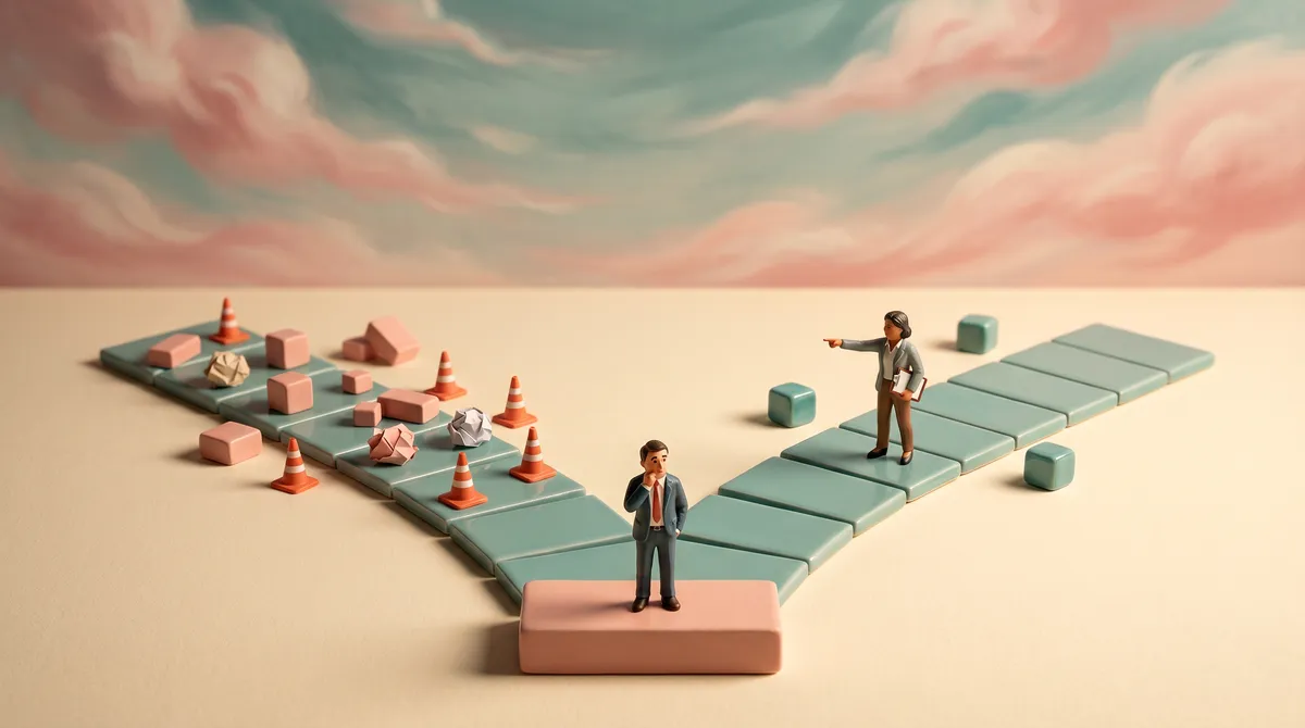 Advisory team around geometric blocks representing tax structure planning